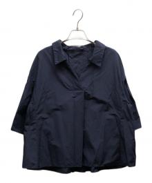 ADORE（アドーア）の古着「コットン パウダータッチ タフタ シャツ / 531-3110308」｜ネイビー