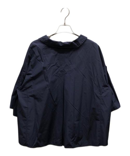 ADORE（アドーア）ADORE (アドーア) コットン パウダータッチ タフタ シャツ / 531-3110308 ネイビー サイズ:38の古着・服飾アイテム