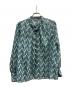theory luxe（セオリーリュクス）の古着「Mosaic Glass Print Zianeブラウス/03-4308250」｜ブルー