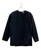 BEIGEベイジ）の古着「【洗える】WINDSOR / クルーネックブラウス / BLCWCA0260」｜ブラック
