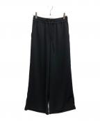 BEARDSLEYビアズリー）の古着「ストレッチジョーゼット パンツ / BEZ1041702A0001」｜ブラック