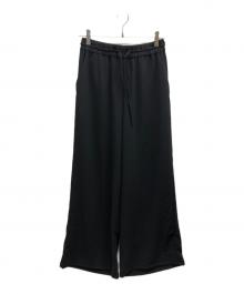 BEARDSLEY（ビアズリー）の古着「ストレッチジョーゼット パンツ / BEZ1041702A0001」｜ブラック