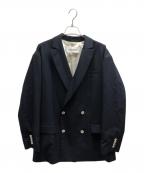CALMER×VITALE BARBERIS CANONICOカルメール×ヴィターレ バルベリス カノニコ）の古着「Super 120S CANONICO JACKET / 24010256501010」｜ネイビー