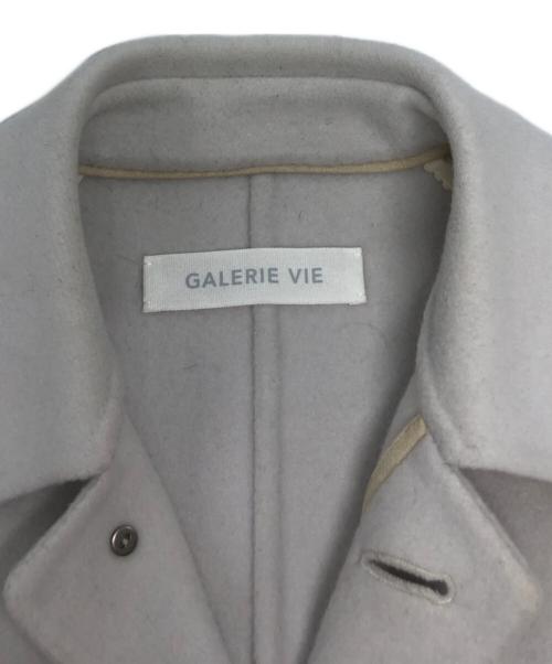 GALERIE VIE（ギャルリーヴィー）GALERIE VIE (ギャルリーヴィー) ウールダブルフェイス バルカラーコート/23082408003 ベージュ サイズ:FREEの古着・服飾アイテム
