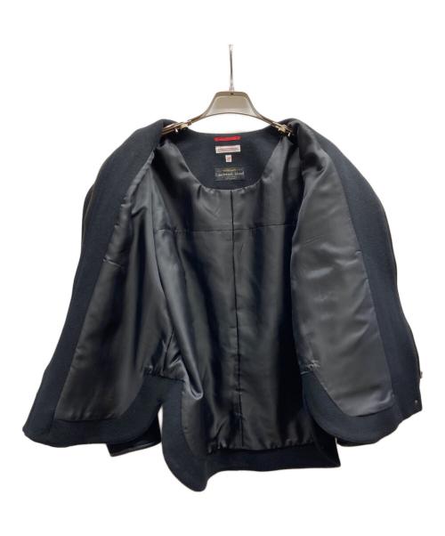 DRESSTERIOR（ドレステリア）DRESSTERIOR (ドレステリア) 【ウール混】レザー調パイピングブルゾン/085-49512 ブラック サイズ:Mの古着・服飾アイテム