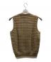 POLO RALPH LAUREN (ポロ・ラルフローレン) Check cotton cashmere sweater vest ベージュ サイズ:XS/TP：10000円