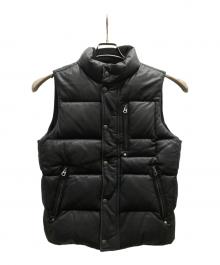 POLO RALPH LAUREN（ポロ・ラルフローレン）の古着「リバーシブルダウンベスト/JR-RL-HW-0703」｜ブラック