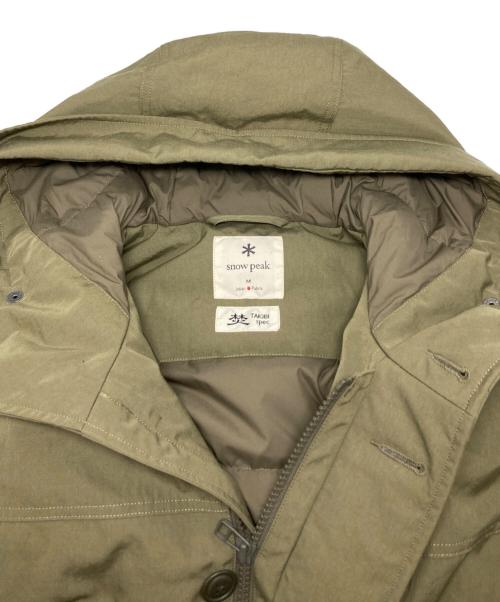 Snow peak（スノーピーク）Snow peak (スノーピーク) TAKIBI Down Coat/JK-23AU101 オリーブ サイズ:Mの古着・服飾アイテム