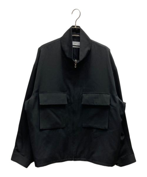Graphpaper（グラフペーパー）Graphpaper (グラフペーパー) Light Doeskin Stand Collar Jacket / GM243-30062 ブラック サイズ:2の古着・服飾アイテム