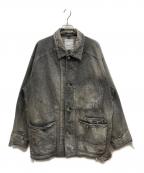 ANCELLMアンセルム）の古着「DENIM COVERALL / ANC-JK44-A」｜グレー