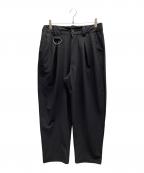 FAKIE/STANCEフェイキースタンス）の古着「Nylon Stretch Pants」｜ブラック