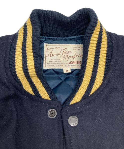 AVIREX（アヴィレックス）AVIREX (アヴィレックス) SKOOKUM VARSITY JACKET ネイビー サイズ:Mの古着・服飾アイテム