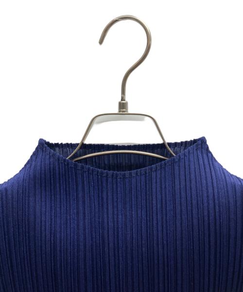 PLEATS PLEASE（プリーツプリーズ）PLEATS PLEASE (プリーツプリーズ) プリーツカットソー / PP61JK152 ネイビー サイズ:3の古着・服飾アイテム
