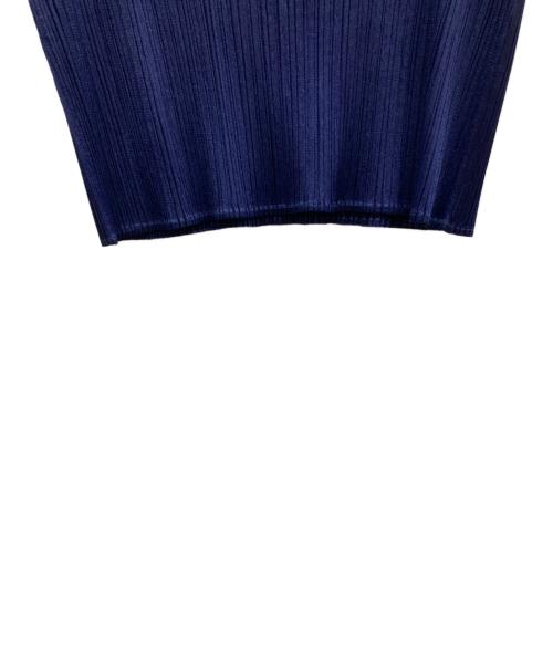 PLEATS PLEASE（プリーツプリーズ）PLEATS PLEASE (プリーツプリーズ) プリーツカットソー / PP61JK152 ネイビー サイズ:3の古着・服飾アイテム