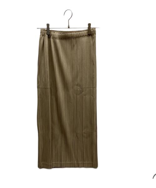 PLEATS PLEASE（プリーツプリーズ）PLEATS PLEASE (プリーツプリーズ) THICKER BOTTOMS 1 / PP63JG374 ベージュ サイズ:2の古着・服飾アイテム
