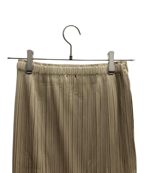 PLEATS PLEASE（プリーツプリーズ）PLEATS PLEASE (プリーツプリーズ) THICKER BOTTOMS 1 / PP63JG374 ベージュ サイズ:2の古着・服飾アイテム