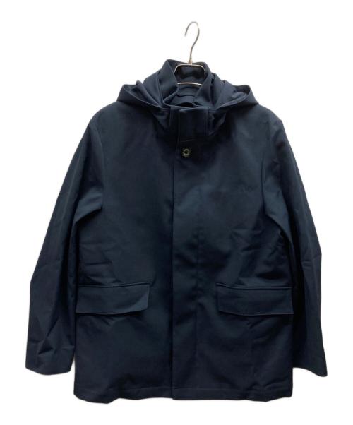 MACKINTOSH PHILOSOPHY（マッキントッシュ フィロソフィー）MACKINTOSH PHILOSOPHY (マッキントッシュ フィロソフィー) バックコーティングツイルベルファストショート / H1F46-422-29 ネイビー サイズ:38の古着・服飾アイテム
