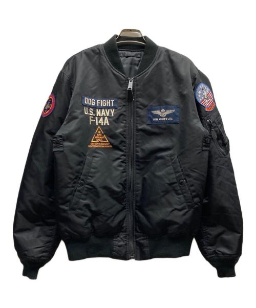 AVIREX（アヴィレックス）AVIREX (アヴィレックス) TOMCAT MA-1フライトジャケット/783-3952033 ブラック サイズ:XLの古着・服飾アイテム