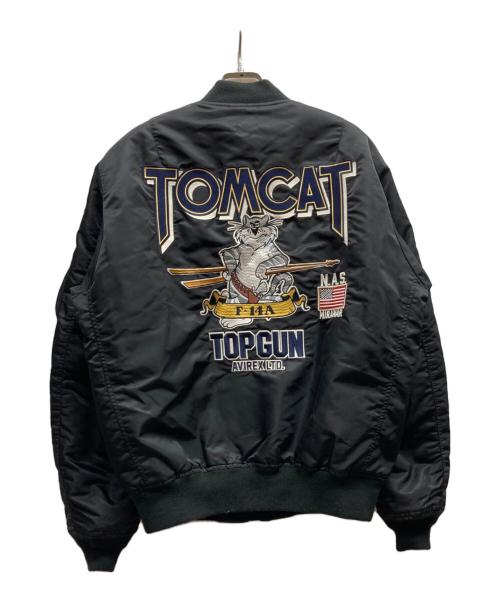 AVIREX（アヴィレックス）AVIREX (アヴィレックス) TOMCAT MA-1フライトジャケット/783-3952033 ブラック サイズ:XLの古着・服飾アイテム