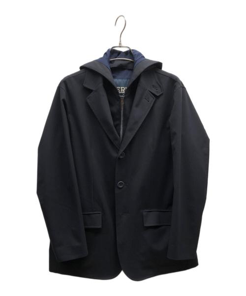 HERNO（ヘルノ）HERNO (ヘルノ) テクノストレッチ フーデッド 3B ジャケット / GA000206U ネイビー サイズ:46の古着・服飾アイテム