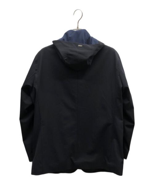 HERNO（ヘルノ）HERNO (ヘルノ) テクノストレッチ フーデッド 3B ジャケット / GA000206U ネイビー サイズ:46の古着・服飾アイテム