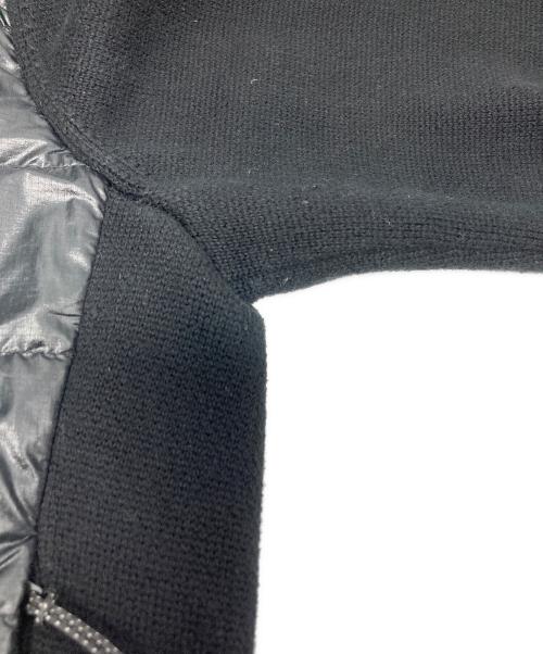MONCLER（モンクレール）MONCLER (モンクレール) ニットスイッチングダウンジャケット/I20919B00004 ブラック サイズ:Sの古着・服飾アイテム