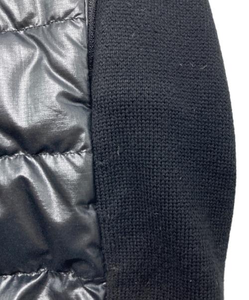MONCLER（モンクレール）MONCLER (モンクレール) ニットスイッチングダウンジャケット/I20919B00004 ブラック サイズ:Sの古着・服飾アイテム