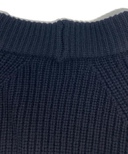 Zanone（ザノーネ）Zanone (ザノーネ) リブ編み ニット カーディガン/810126 ZN235 ネイビー サイズ:44の古着・服飾アイテム