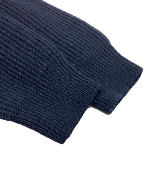Zanone（ザノーネ）Zanone (ザノーネ) リブ編み ニット カーディガン/810126 ZN235 ネイビー サイズ:44の古着・服飾アイテム