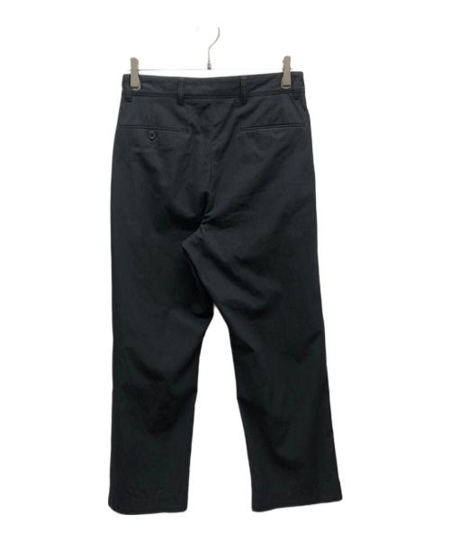 UNITED ARROWS（ユナイテッドアローズ）UNITED ARROWS (ユナイテッドアローズ) ガスボイル ギャバジン 2プリーツ ナチュラルトラウザース / 1114-1-558271-0930 ブラック サイズ:S 未使用品の古着・服飾アイテム