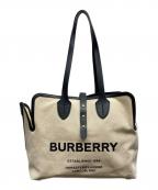 BURBERRYバーバリー）の古着「キャンバストートバッグ/80313181」｜ベージュ