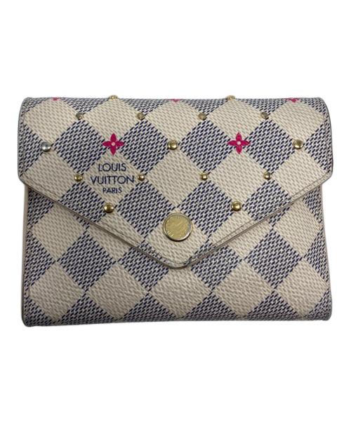 LOUIS VUITTON（ルイ ヴィトン）LOUIS VUITTON (ルイ ヴィトン) DAMIER AZUR ROSE FUCHSIA/N64614 ベージュ サイズ:₋の古着・服飾アイテム