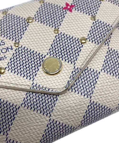 LOUIS VUITTON（ルイ ヴィトン）LOUIS VUITTON (ルイ ヴィトン) DAMIER AZUR ROSE FUCHSIA/N64614 ベージュ サイズ:₋の古着・服飾アイテム