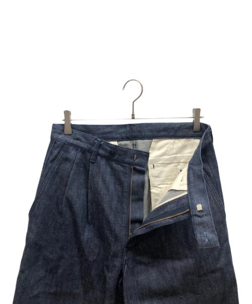 SCYEBASICS（サイベーシックス）SCYEBASICS (サイベーシックス) サンホアキンデニム ワイドテーパードパンツ / MPP-0374M インディゴ サイズ:36の古着・服飾アイテム