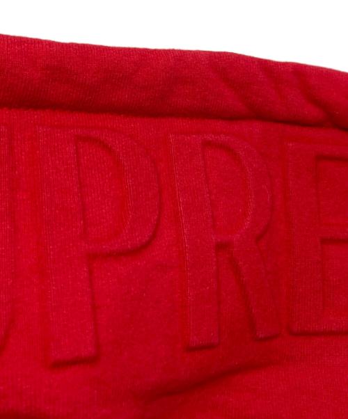 SUPREME（シュプリーム）Supreme (シュプリーム) エンボスロゴパーカー レッド サイズ:Mの古着・服飾アイテム