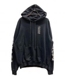 CHROME HEARTS（クロムハーツ）の古着「Vertical Logo Pullover Hoodie/82212-304-0020」｜ブラック