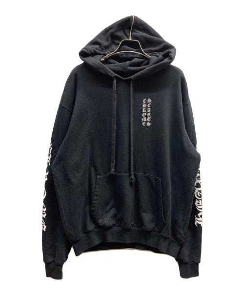 CHROME HEARTS（クロムハーツ）CHROME HEARTS (クロムハーツ) Vertical Logo Pullover Hoodie/82212-304-0020 ブラック サイズ:Mの古着・服飾アイテム