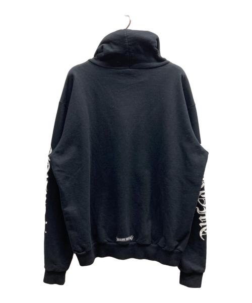 CHROME HEARTS（クロムハーツ）CHROME HEARTS (クロムハーツ) Vertical Logo Pullover Hoodie/82212-304-0020 ブラック サイズ:Mの古着・服飾アイテム