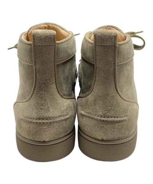 Christian Louboutin（クリスチャン・ルブタン）Christian Louboutin (クリスチャン・ルブタン) Louis High Khaki Suede カーキ サイズ:41 1/2の古着・服飾アイテム