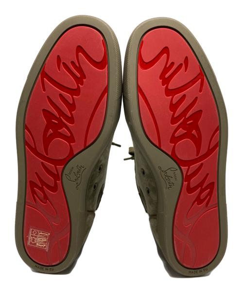 Christian Louboutin（クリスチャン・ルブタン）Christian Louboutin (クリスチャン・ルブタン) Louis High Khaki Suede カーキ サイズ:41 1/2の古着・服飾アイテム