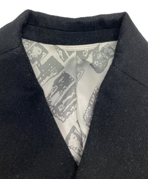 Vivienne Westwood man（ヴィヴィアン ウェストウッド マン）Vivienne Westwood man (ヴィヴィアン ウェストウッド マン) カシミヤブレンドPコート/VW-W1-72780 ブラック サイズ:46の古着・服飾アイテム