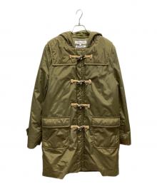 COMME des GARCONS SHIRT（コムデギャルソンシャツ）の古着「ナイロンダッフルコート / FW09195」｜グリーン