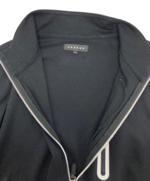 CRONOS（クロノス）CRONOS (クロノス) クロスラインアウタージャケット ブラック サイズ:40（L）の古着・服飾アイテム