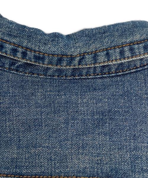 sacai（サカイ）sacai (サカイ) ジップアップ デニム ミックス ドレス/20-05152 インディゴ サイズ:2の古着・服飾アイテム
