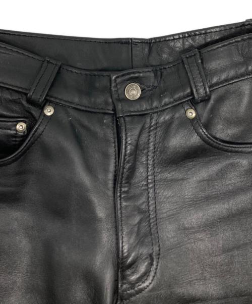 Schott（ショット）Schott (ショット) レザーパンツ ブラック サイズ:30の古着・服飾アイテム