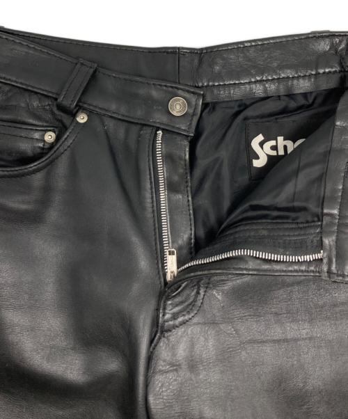 Schott（ショット）Schott (ショット) レザーパンツ ブラック サイズ:30の古着・服飾アイテム