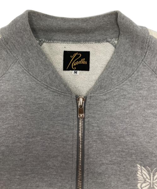 Needles（ニードルズ）Needles (ニードルズ) R.C. Track Jacket - Cotton Sweat/PU1622 グレー サイズ:Mの古着・服飾アイテム
