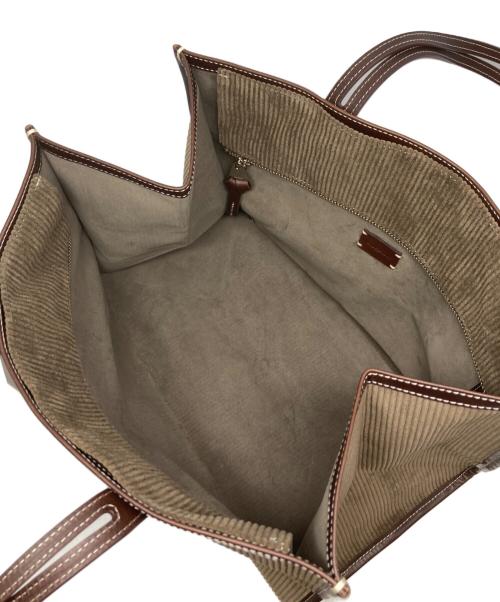A VACATION（ア ヴァケーション）A VACATION (ア ヴァケーション) カウレザー ハンドル スクエア トートバッグ “CLUB BAG” / 24AW-A76-00-05 ダークブラウン 未使用品の古着・服飾アイテム