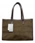 A VACATION（ア ヴァケーション）の古着「カウレザー ハンドル スクエア トートバッグ “CLUB BAG” / 24AW-A76-00-05」｜ダークブラウン