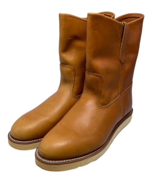 RED WING（レッドウィング）RED WING (レッドウィング) ペコスブーツ/9866 ブラウン サイズ:9 1/2 Eの古着・服飾アイテム